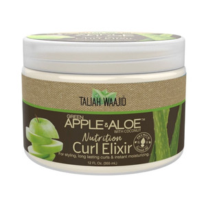 Taliah Waajid Nutrition Curl Elixir with Green Apple & Aloe for Hydration & Shine, 12 Oz